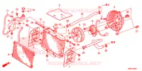 RADIATEUR pour Honda FOURTRAX 680 RINCON RED de 2018