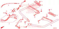 PEDALE   REPOSE PIED pour Honda FOURTRAX 500 FOREMAN 4X4 ES PS de 2018