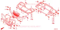 SUPPORT pour Honda FOURTRAX 500 FOREMAN 4X4 ES PS de 2018