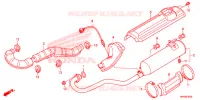 SILENCIEUX D'ECHAPPEMENT pour Honda FOURTRAX 500 FOREMAN BASE de 2018