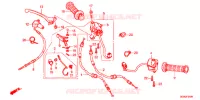 LEVIER DE GUIDON   CABLE   COMMODO pour Honda SUPER CUB 50 PRO de 2021
