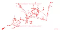 GUIDON   CARENAGE pour Honda BENLY 110 POST OFFICE de 2019