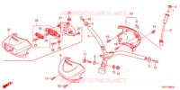 GUIDON   CARENAGE pour Honda BENLY 110 PRO de 2018