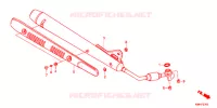 SILENCIEUX D'ECHAPPEMENT pour Honda CROSS CUB 110 de 2019