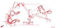 GUIDON   CARENAGE pour Honda FORZA 250 de 2020
