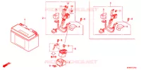 BATTERIE pour Honda CB 400 SUPER FOUR ABS WHITE de 2018