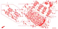 CULASSE pour Honda CB 400 SUPER FOUR RED de 2018