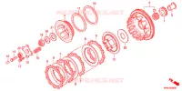 EMBRAYAGE pour Honda CB 400 SUPER FOUR RED de 2018