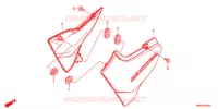 COUVERCLES LATERAUX pour Honda CB 400 SUPER BOL D\'OR ABS de 2018