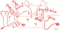 COMMODO   LEVIER   CABLE pour Honda CB 1300 SUPER FOUR ABS WHITE de 2018