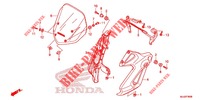 PARE BRISE pour Honda NC 750 S ABS de 2014