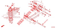 AMORTISSEUR ARRIERE pour Honda GOLD WING 1800 F6C de 2014