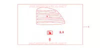 COUVERCLE VALISES FINES  pour Honda NC 700 X 35KW de 2013