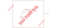 BLANKET XL  pour Honda VISION 50 de 2012