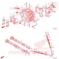 CULASSE (SC125A) pour Honda SC 125 de 2010