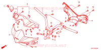 GUIDON   CARENAGE (4) pour Honda SC 125 de 2010