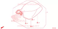 SELLE pour Honda FOURTRAX 420 RANCHER 4X4 Manual Shift de 2019