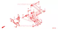 BRAS ARRIERE pour Honda FOURTRAX 500 FOREMAN RUBICON 4X4 AT DCT EPS ED de 2019