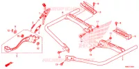 PEDALE   REPOSE PIED pour Honda FOURTRAX 500 FOREMAN RUBICON 4X4 AT DCT EPS ED de 2019