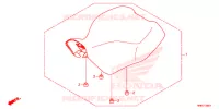 SELLE pour Honda FOURTRAX 500 FOREMAN RUBICON 4X4 AT DCT EPS ED de 2019