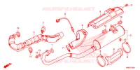 SILENCIEUX D'ECHAPPEMENT pour Honda FOURTRAX 500 FOREMAN RUBICON 4X4 AT DCT EPS ED de 2019