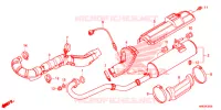 SILENCIEUX D'ECHAPPEMENT pour Honda FOURTRAX 500 FOREMAN RUBICON 4X4 AT DCT ED de 2019