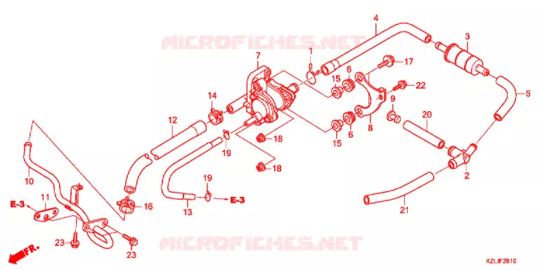 FILTRE A AIR - SOUPAPE D'AIR Honda SCOOTER 110 SPACY 2017  NSC110SC