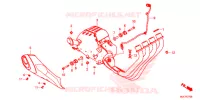SILENCIEUX D'ECHAPPEMENT pour Honda CBR 650 F de 2018