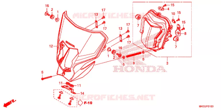 PHARE Honda MOTO 450 CRF 2019  CRF450LK