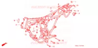 CADRE pour Honda NS 50 F BLUE de 1988