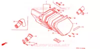 FILTRE A AIR pour Honda NS 50 F BLUE de 1988