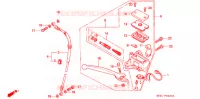 MAITRE CYLINDRE DE FREIN AVANT pour Honda NS 50 F BLUE de 1988