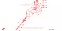 RESERVOIR D'HUILE pour Honda NS 50 F BLUE de 1988