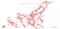 CADRE pour Honda XR 50 MOTARD de 2007