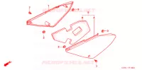 COUVERCLES LATERAUX pour Honda XR 50 MOTARD de 2007