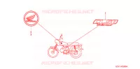 AUTOCOLLANTS pour Honda BENLY CL 50 de 1999
