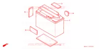 BATTERIE pour Honda BENLY CL 50 de 1999