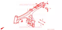 CADRE pour Honda BENLY CL 50 de 1999