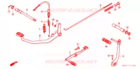 PEDALE   KICK pour Honda BENLY CL 50 de 1999