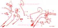 POIGNEE   COMMODO   CABLE pour Honda BENLY CL 50 de 1999