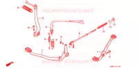 PEDALE   KICK pour Honda LITTLE CUB 50 de 2001