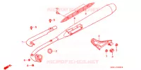 SILENCIEUX D'ECHAPPEMENT pour Honda LITTLE CUB 50 de 2001