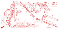 GUIDON   TE DE FOURCHE pour Honda CBR 1000 RR de 2007