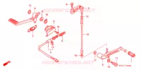 PEDALE pour Honda CBR 1000 RR de 2007