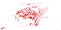 FEUX ARRIERE pour Honda FORZA 300 ABS TOP BOX 4ED de 2018