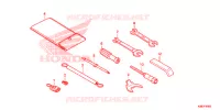 OUTIL pour Honda FORZA 300 ABS TOP BOX 4ED de 2018