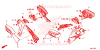 RETROVISEUR pour Honda FORZA 300 ABS TOP BOX 4ED de 2018