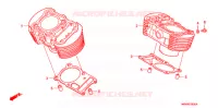 CYLINDRE pour Honda SHADOW 400 de 2006