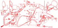 LEVIER DE GUIDON   CABLE   COMMODO pour Honda SHADOW 400 de 2006