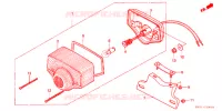 FEU ARRIERE pour Honda CHALY 50 de 1988